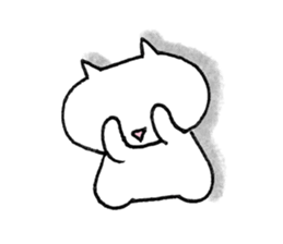cat plain2 sticker #11791187
