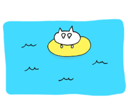 cat plain2 sticker #11791195