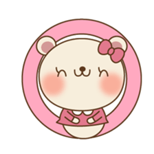 Roly-poly bear sticker #11791200