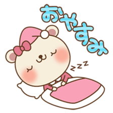 Roly-poly bear sticker #11791219