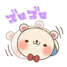 Roly-poly bear sticker #11791233