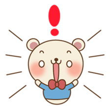 Roly-poly bear sticker #11791236