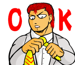 Yankee office worker sticker #11791378