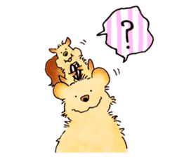 Ricotta and friends in the forest sticker #11791960