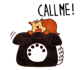 Ricotta and friends in the forest sticker #11791964