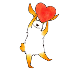 Ricotta and friends in the forest sticker #11791979