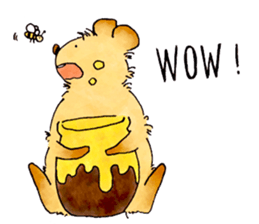 Ricotta and friends in the forest sticker #11791980