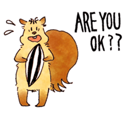 Ricotta and friends in the forest sticker #11791982