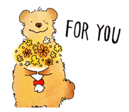 Ricotta and friends in the forest sticker #11791992