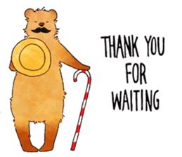 Ricotta and friends in the forest sticker #11791995