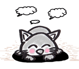 yuruneko kotets 2 sticker #11792678