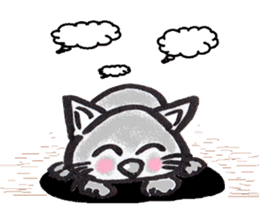 yuruneko kotets 2 sticker #11792678