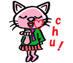 yuruneko kotets 2 sticker #11792702