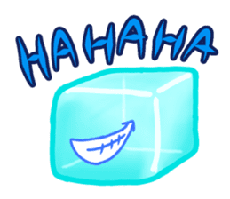 Everyday of ice cubes. sticker #11793518