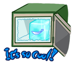 Everyday of ice cubes. sticker #11793537