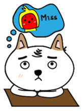 Shiba pi pi with chu chu part3 sticker #11793841