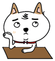 Shiba pi pi with chu chu part3 sticker #11793846