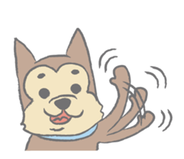 "Koro", the super dog! #2 sticker #11794087