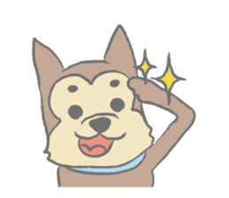 "Koro", the super dog! #2 sticker #11794096