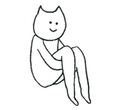 Cat's name is Hiroko sticker #11794583