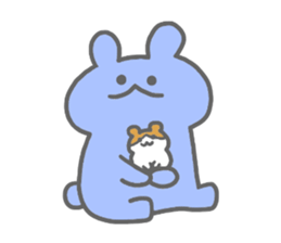 rainbow rabbits no.2 sticker #11795267