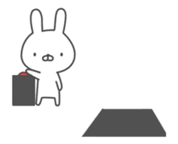 Anime Invective rabbit sticker #11795370