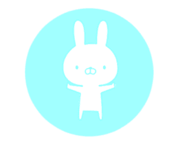 Anime Invective rabbit sticker #11795377
