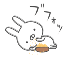Anime Invective rabbit sticker #11795384