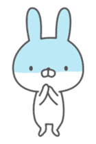 Anime Invective rabbit sticker #11795388
