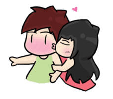 Animated Cute Hui: Sweet lovers sticker #11795416