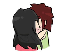 Animated Cute Hui: Sweet lovers sticker #11795420