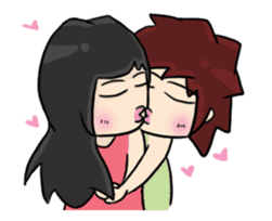 Animated Cute Hui: Sweet lovers sticker #11795421