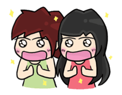 Animated Cute Hui: Sweet lovers sticker #11795434