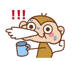 SARUO and USAMI Cute action collection sticker #11795456