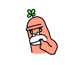 Moving Gorilla sticker #11796119