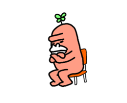 Moving Gorilla sticker #11796124