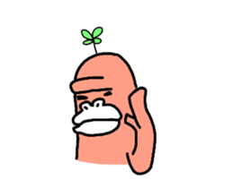 Moving Gorilla sticker #11796135