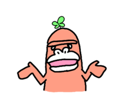 Moving Gorilla sticker #11796137