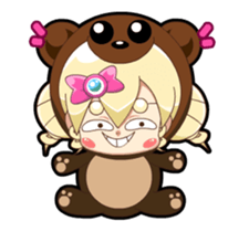 Pink Pink Childhood animated stickers 1 sticker #11796475