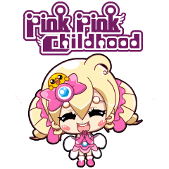 Pink Pink Childhood animated stickers 1