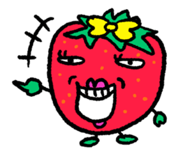 Communicate in Strawberry sticker #11797173