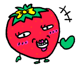 Communicate in Strawberry sticker #11797176