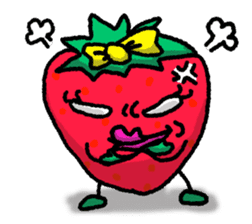 Communicate in Strawberry sticker #11797183