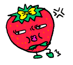 Communicate in Strawberry sticker #11797184