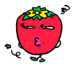 Communicate in Strawberry sticker #11797188