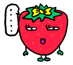 Communicate in Strawberry sticker #11797200