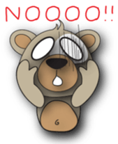 Kuma kichi sticker #11797219