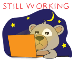 Kuma kichi sticker #11797228