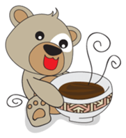 Kuma kichi sticker #11797244