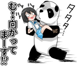 Being late girl sticker #11797521